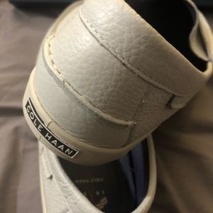 cole haan white loafers